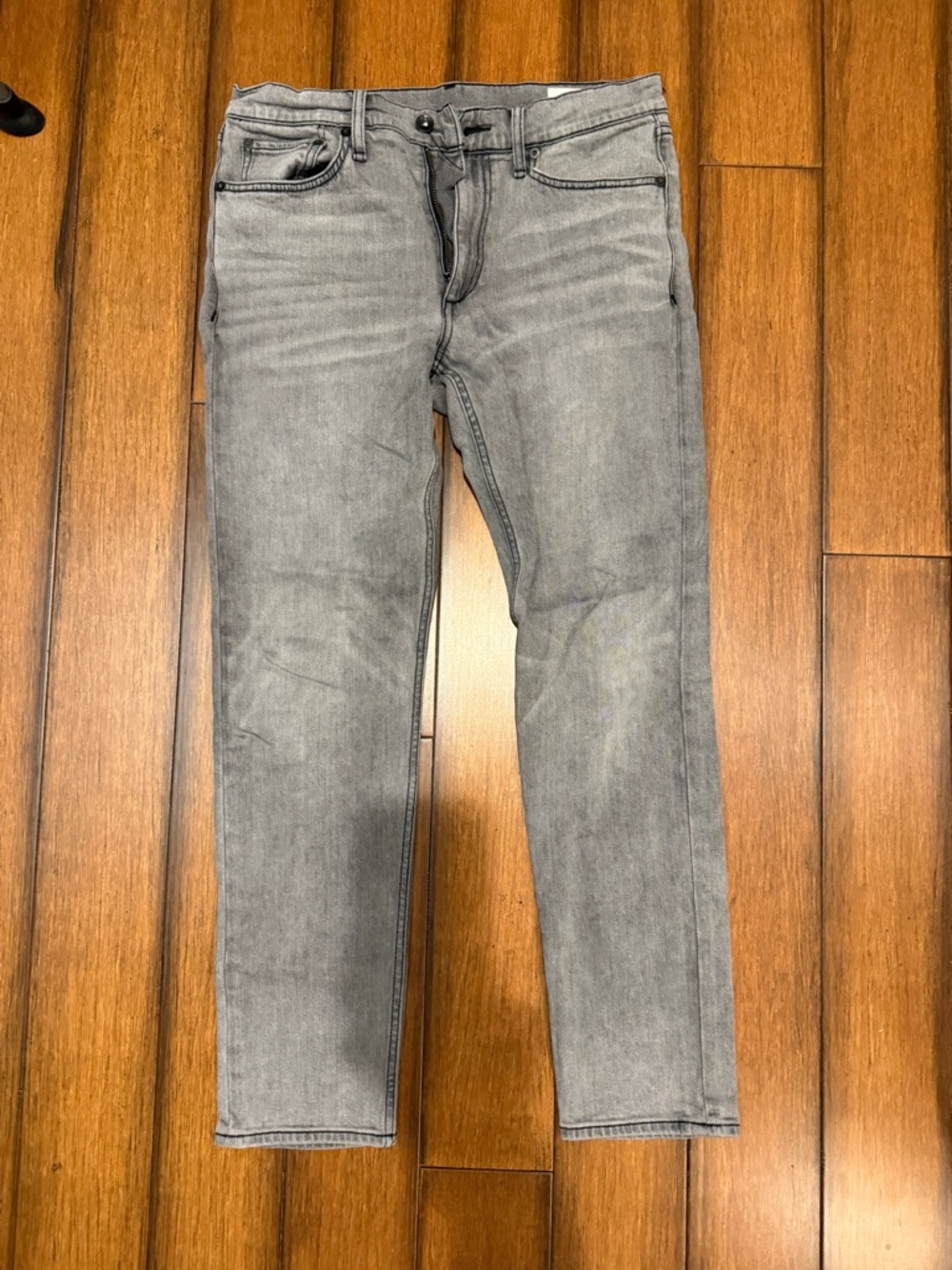 rag & bone Slim Gray Washed Jeans size 31x30